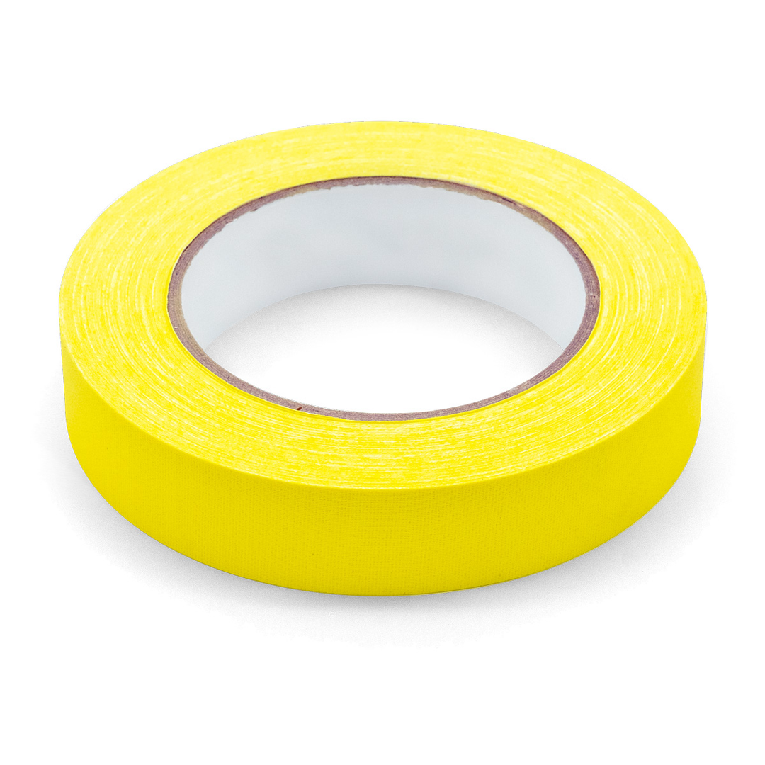 Yellow floor tape for use in training and meeting rooms, sold by Neuland UK reseller, Inky Thinking Shop