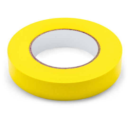 Yellow wall tape for use in training and meeting rooms, sold by Neuland UK reseller, Inky Thinking 